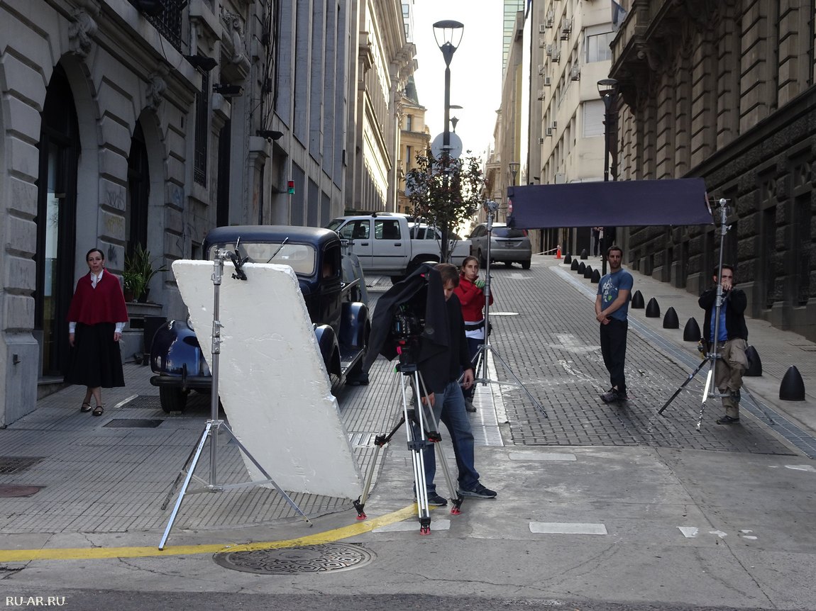Съёмки кино в Буэнос-Айресе