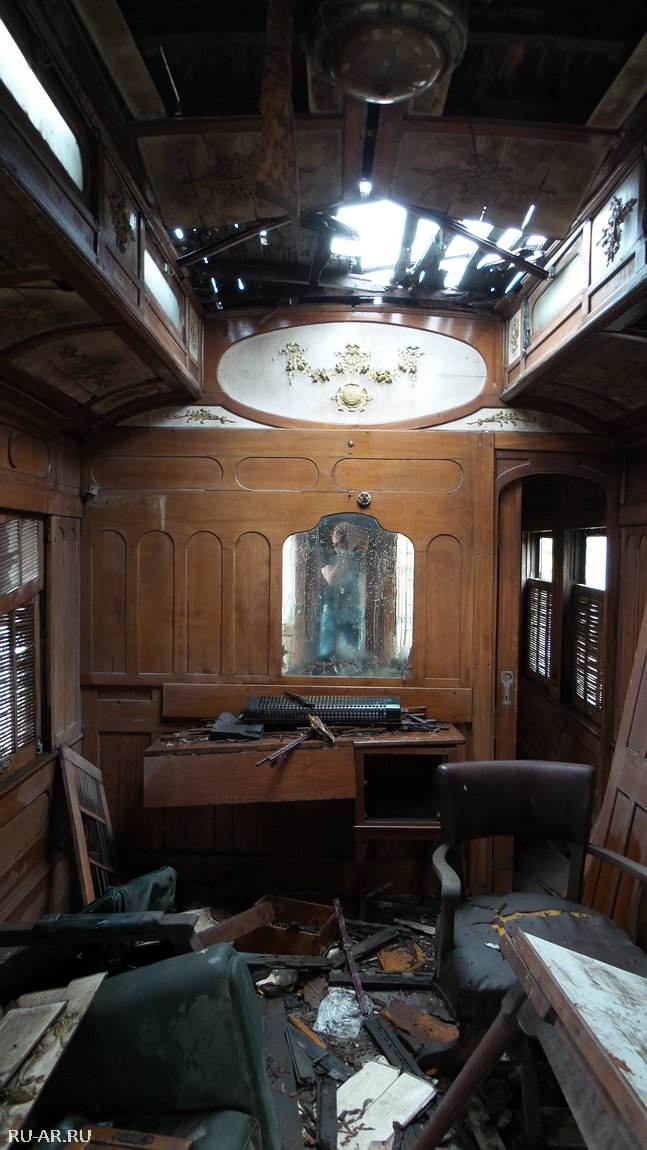 Старый вагон в Буэнос-Айресе