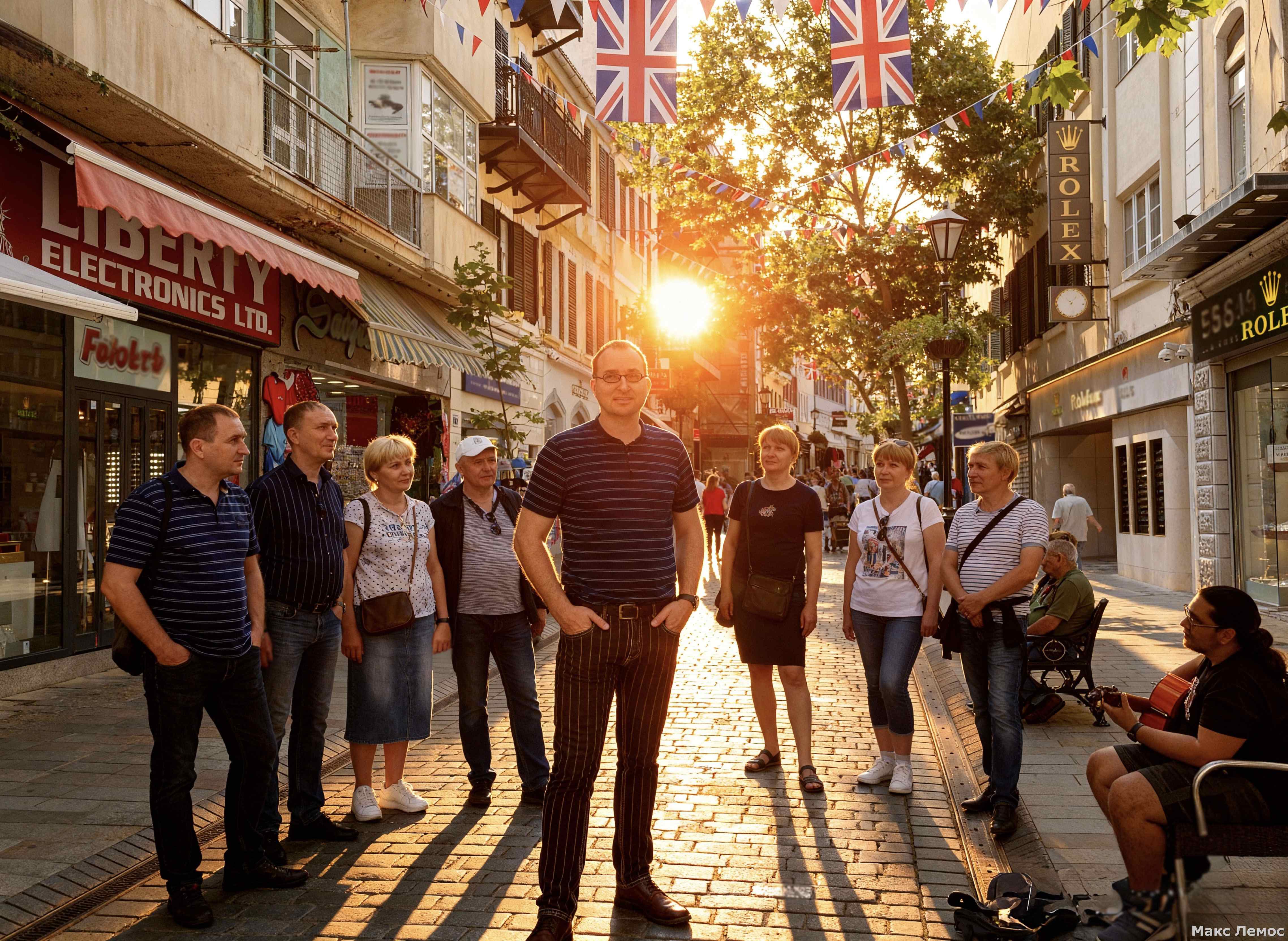 Главная улица в Гибралтаре