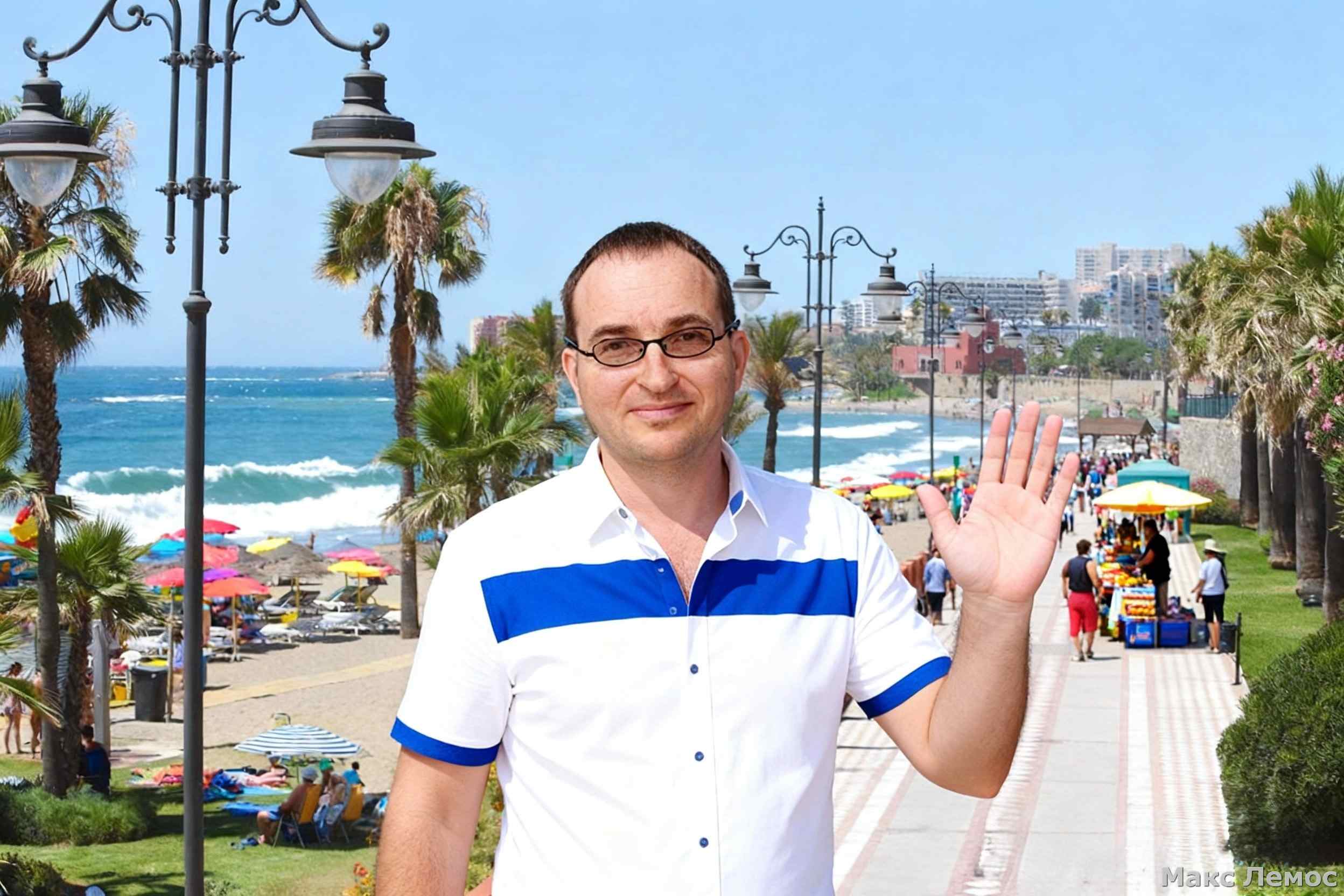 Пляж Малаги - пасео маритимо